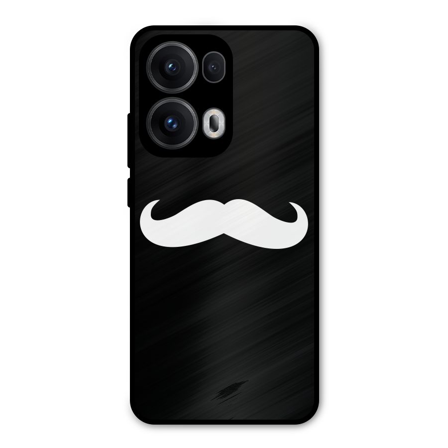 Moustache Love Metal Back Case for Oppo Reno13 Pro