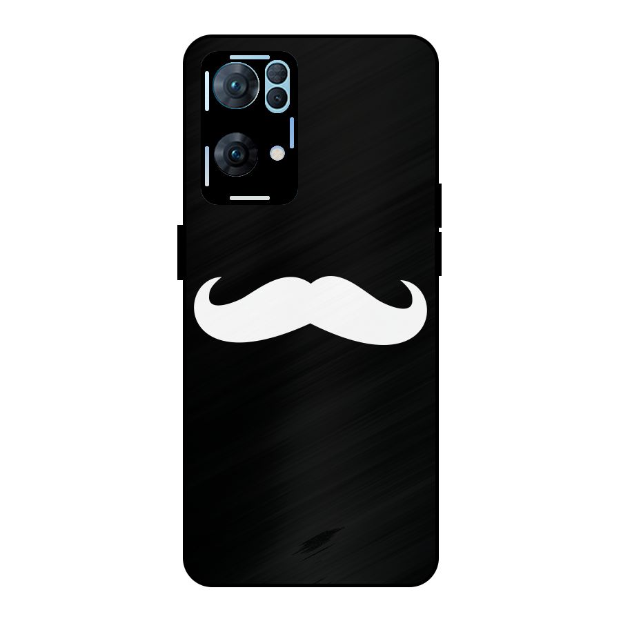 Moustache Love Metal Back Case for Oppo Reno7 Pro 5G