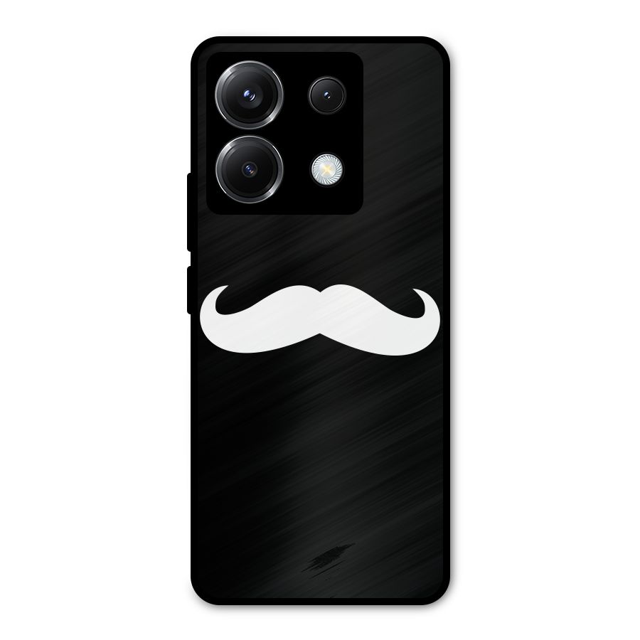 Moustache Love Metal Back Case for Poco X6