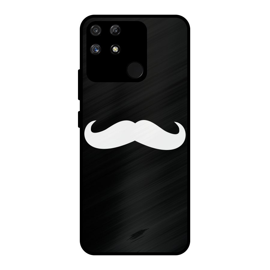 Moustache Love Metal Back Case for Realme Narzo 50A