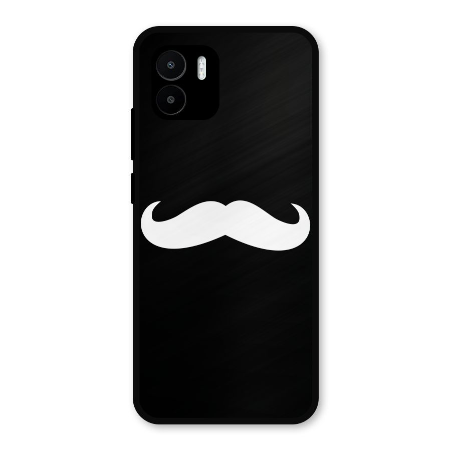 Moustache Love Metal Back Case for Redmi A2