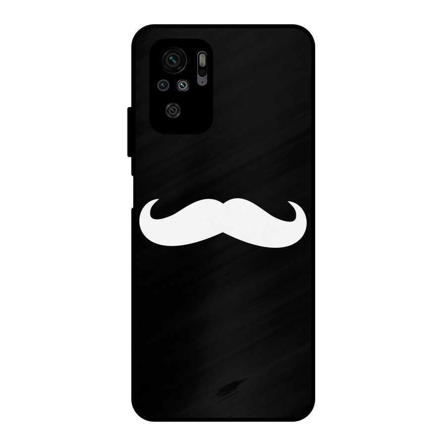 Moustache Love Metal Back Case for Redmi Note 10S