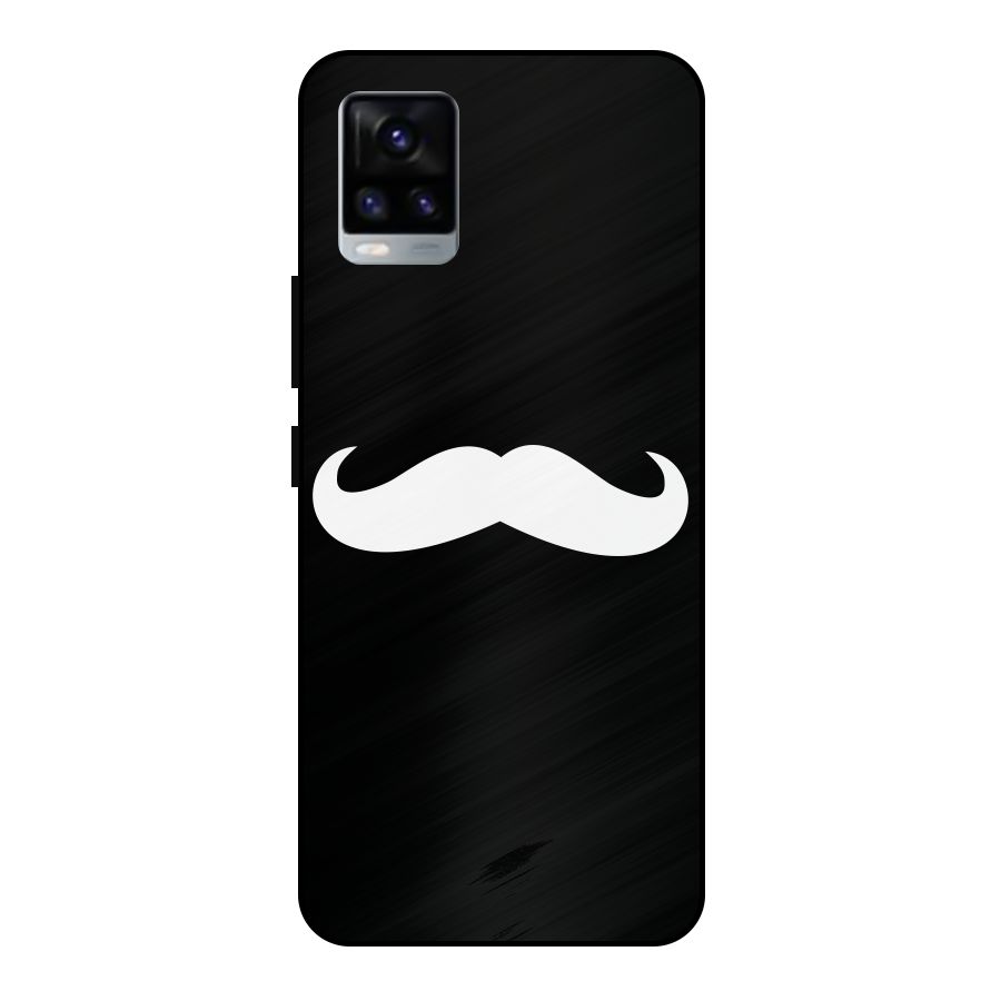 Moustache Love Metal Back Case for Vivo V20 2021