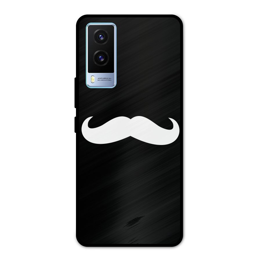 Moustache Love Metal Back Case for Vivo V21e 5G