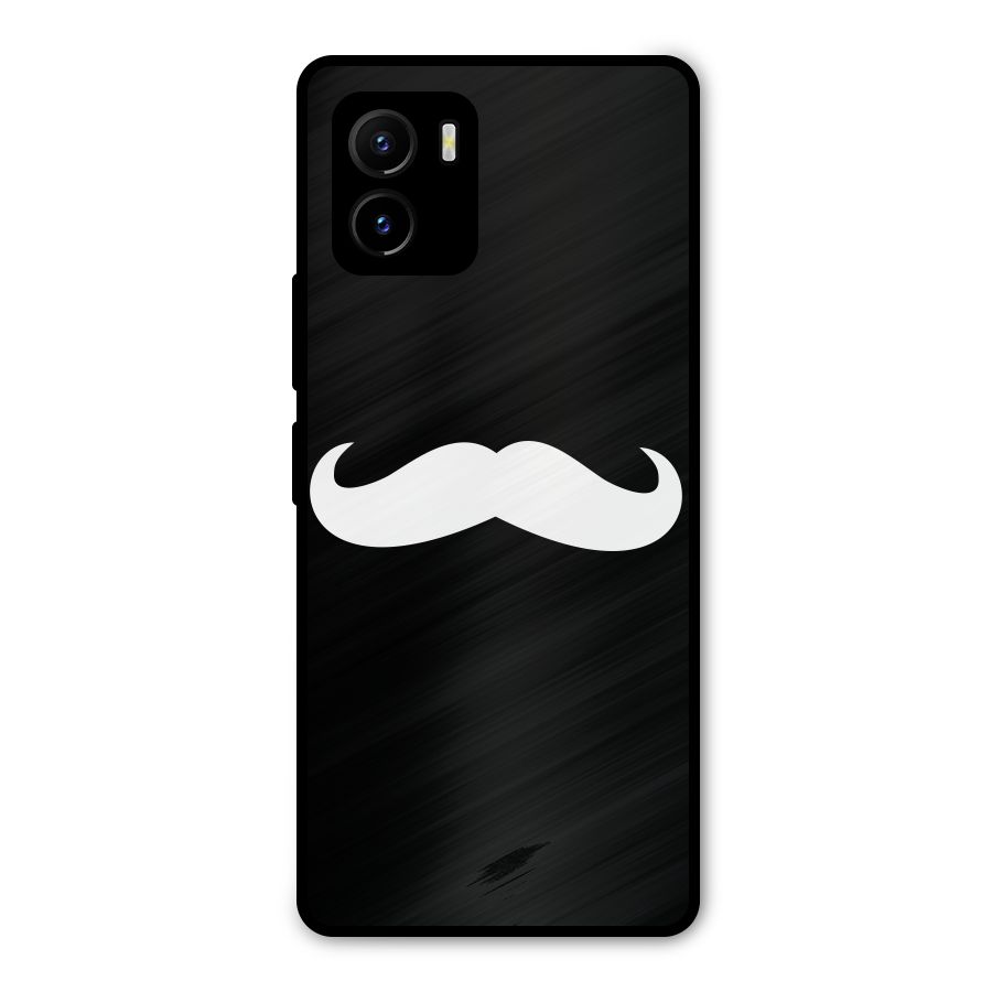 Moustache Love Metal Back Case for Vivo Y15s