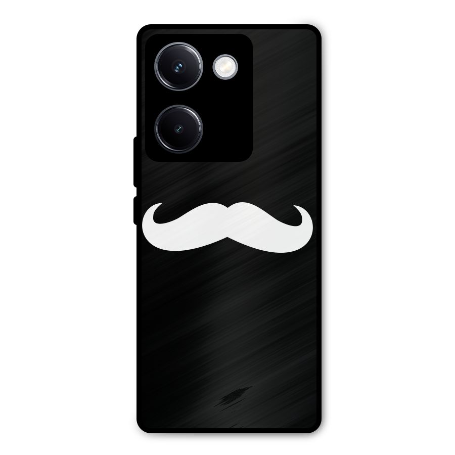Moustache Love Metal Back Case for Vivo Y300 Plus