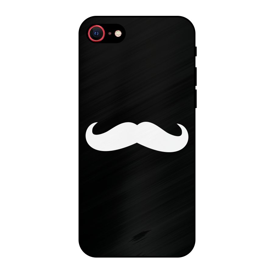Moustache Love Metal Back Case for iPhone 8