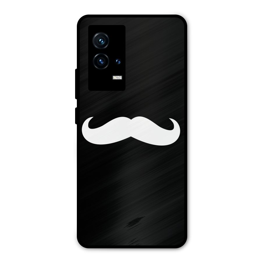 Moustache Love Metal Back Case for iQOO 9 5G