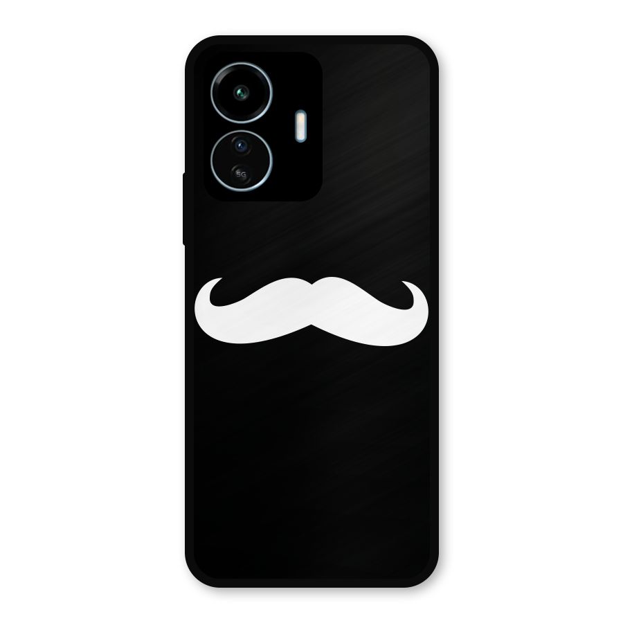 Moustache Love Metal Back Case for vivo iQOO Z6 Lite 5G