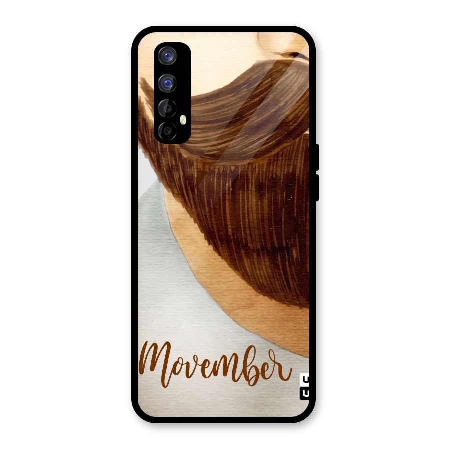 Movember Moustache Glass Back Case for Realme Narzo 20 Pro
