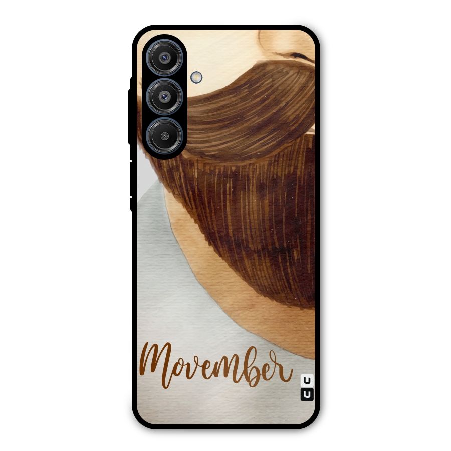Movember Moustache Metal Back Case for Galaxy A16 5G