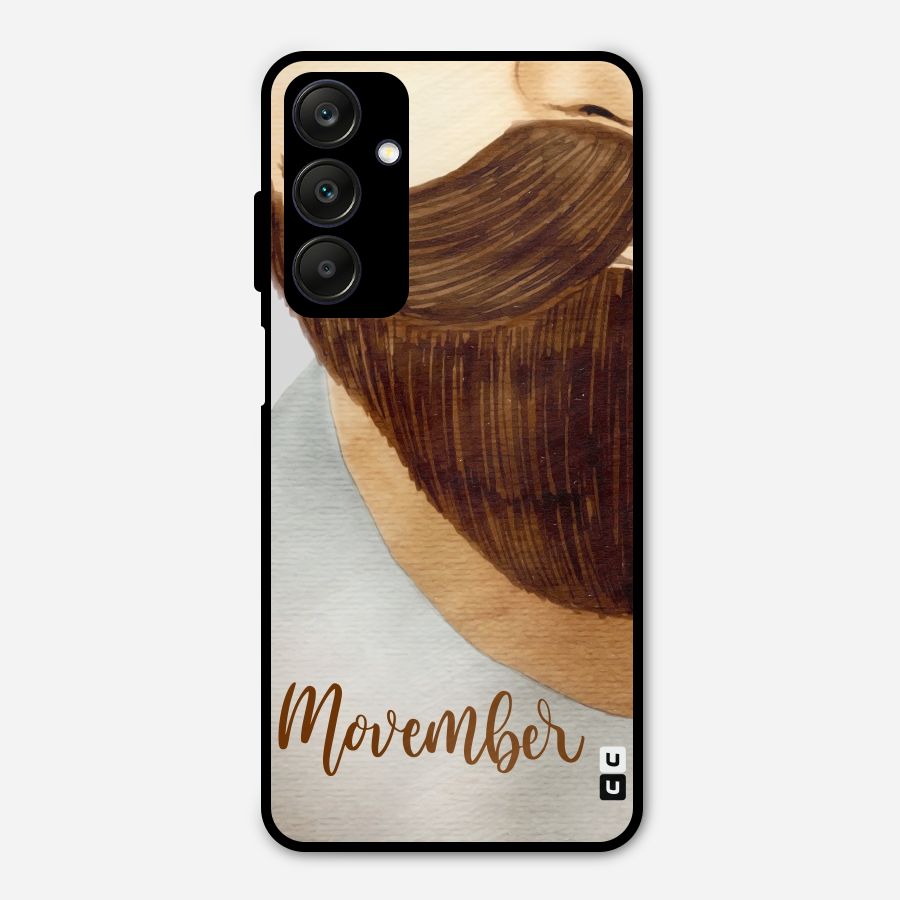Movember Moustache Metal Back Case for Galaxy A25 5G