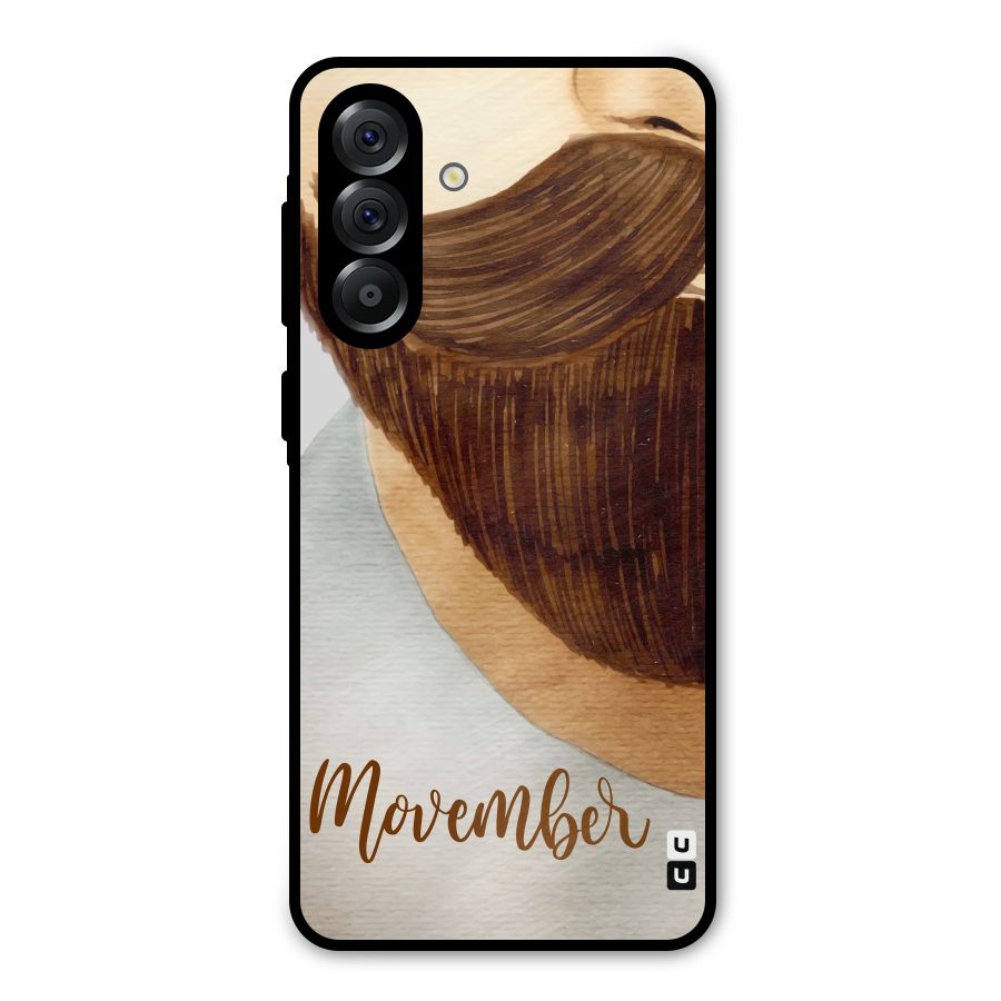 Movember Moustache Metal Back Case for Galaxy A56