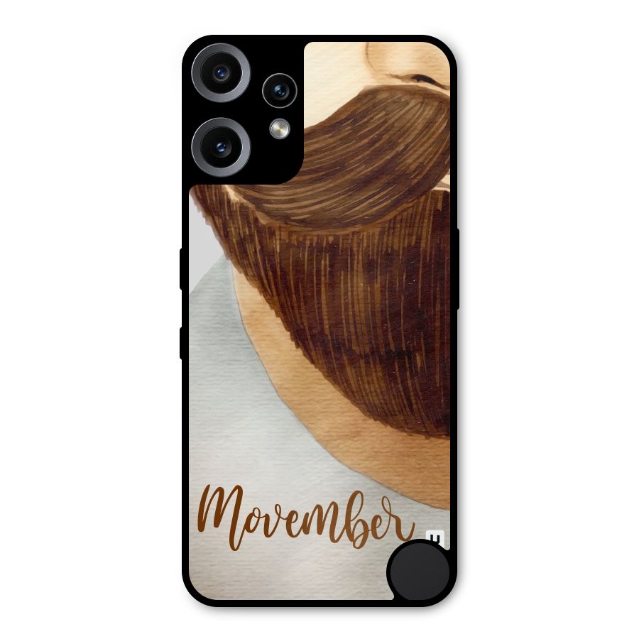 Movember Moustache Metal Back Case for Nothing CMF Phone 2 Pro