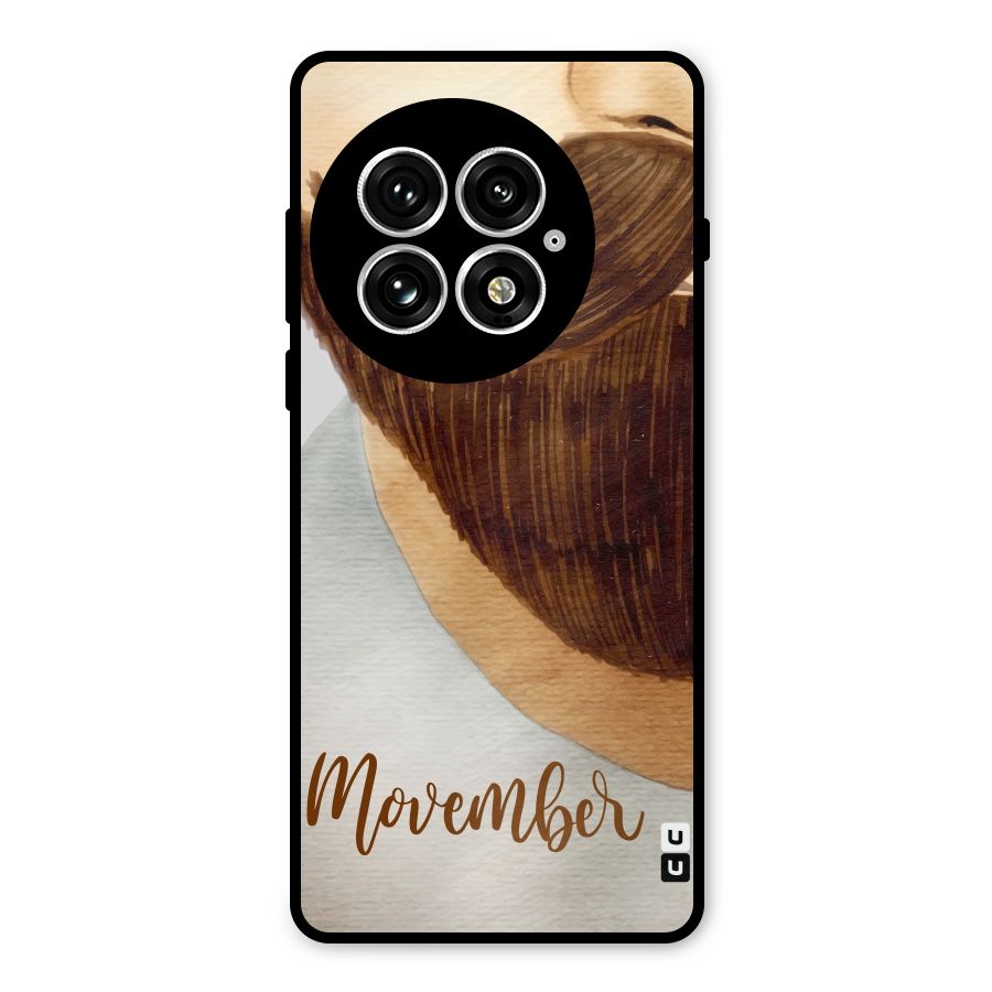 Movember Moustache Metal Back Case for OnePlus 13