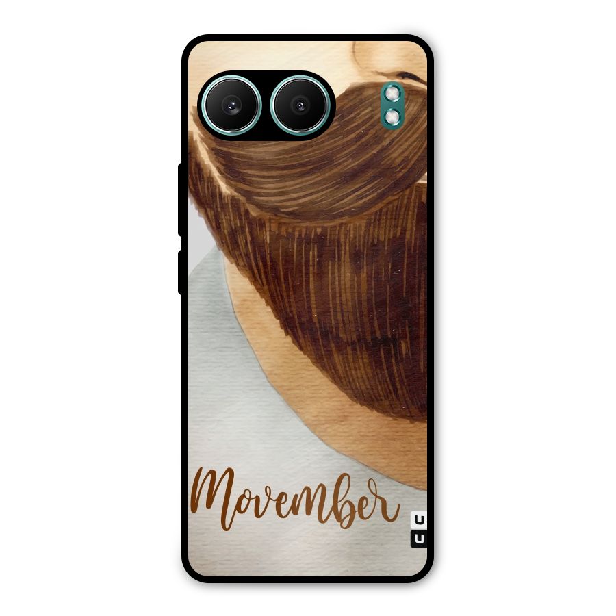 Movember Moustache Metal Back Case for OnePlus Nord 4