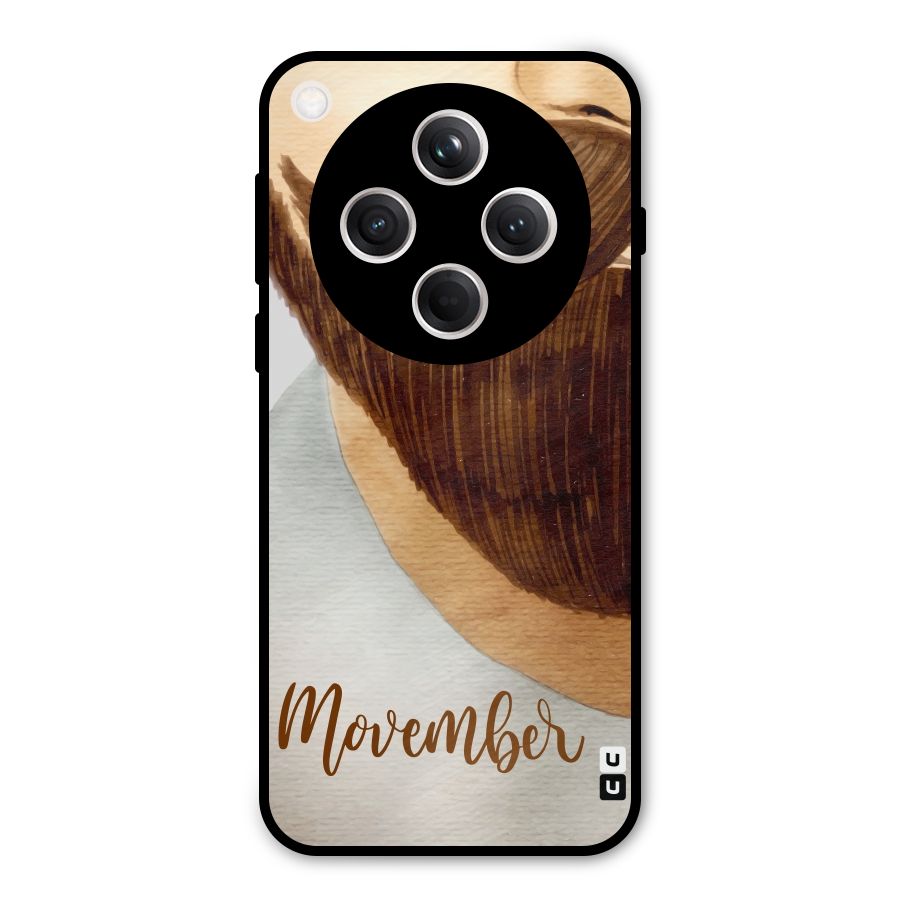Movember Moustache Metal Back Case for Oppo Find X8