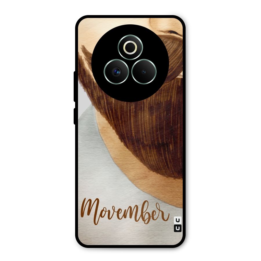 Movember Moustache Metal Back Case for Realme P3 Pro