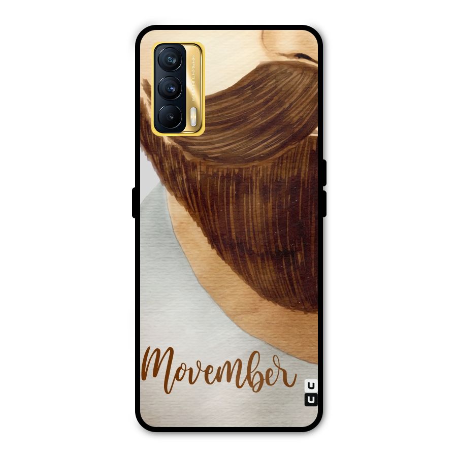 Movember Moustache Metal Back Case for Realme X7