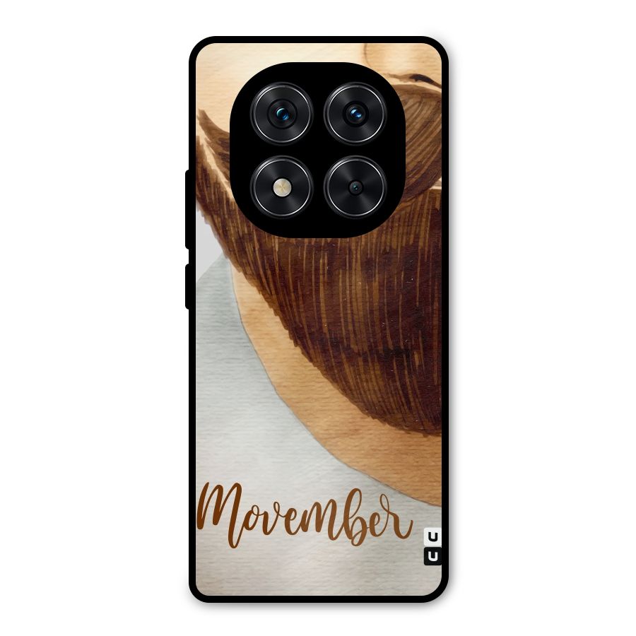 Movember Moustache Metal Back Case for Redmi Note 14 Pro 5G