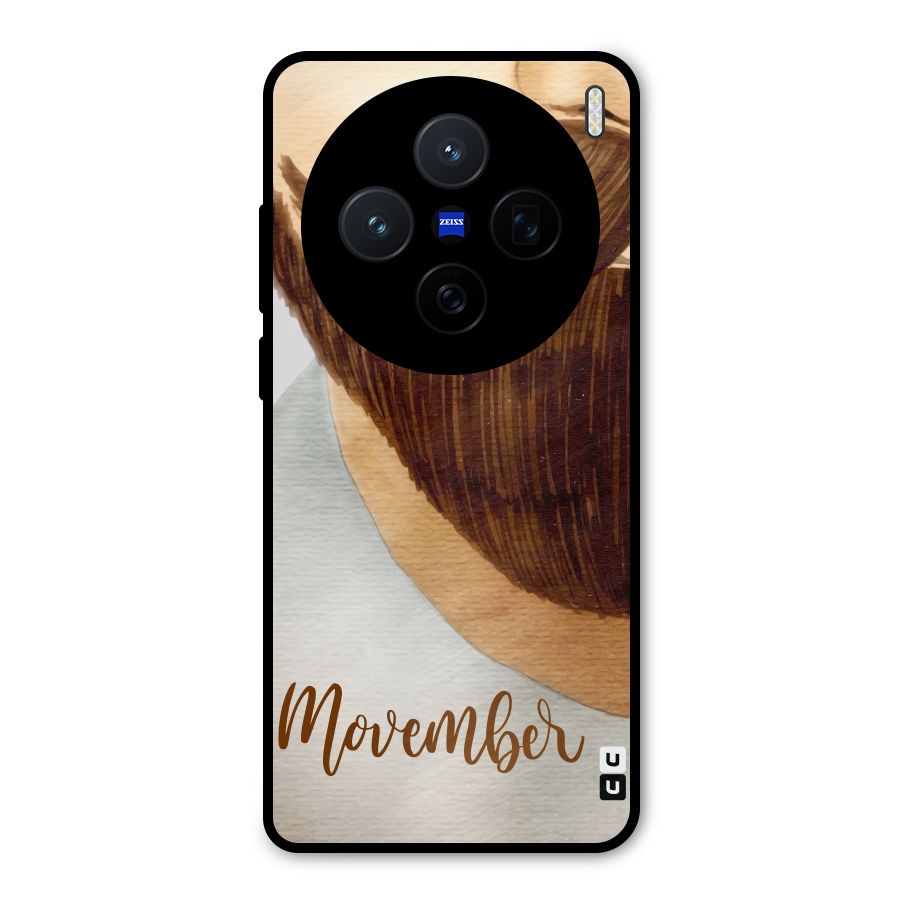 Movember Moustache Metal Back Case for Vivo X200