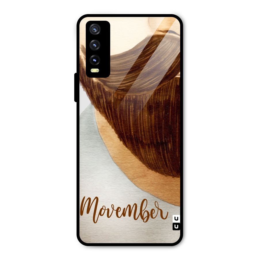 Movember Moustache Metal Back Case for Vivo Y20g