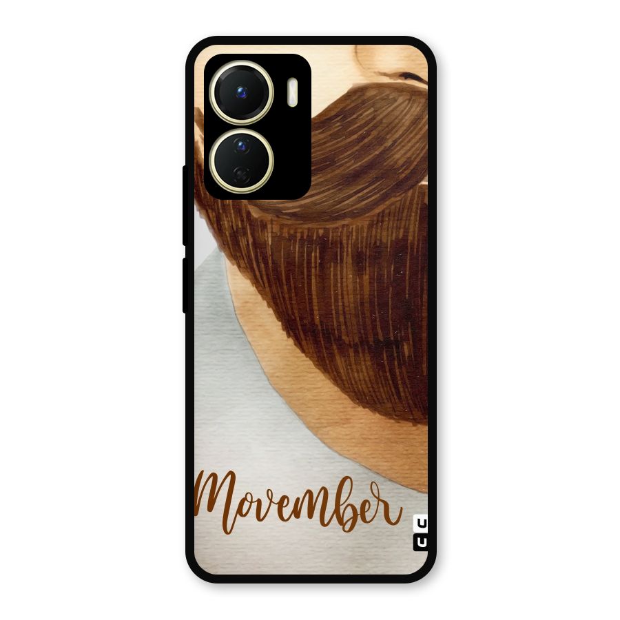 Movember Moustache Metal Back Case for Vivo Y56