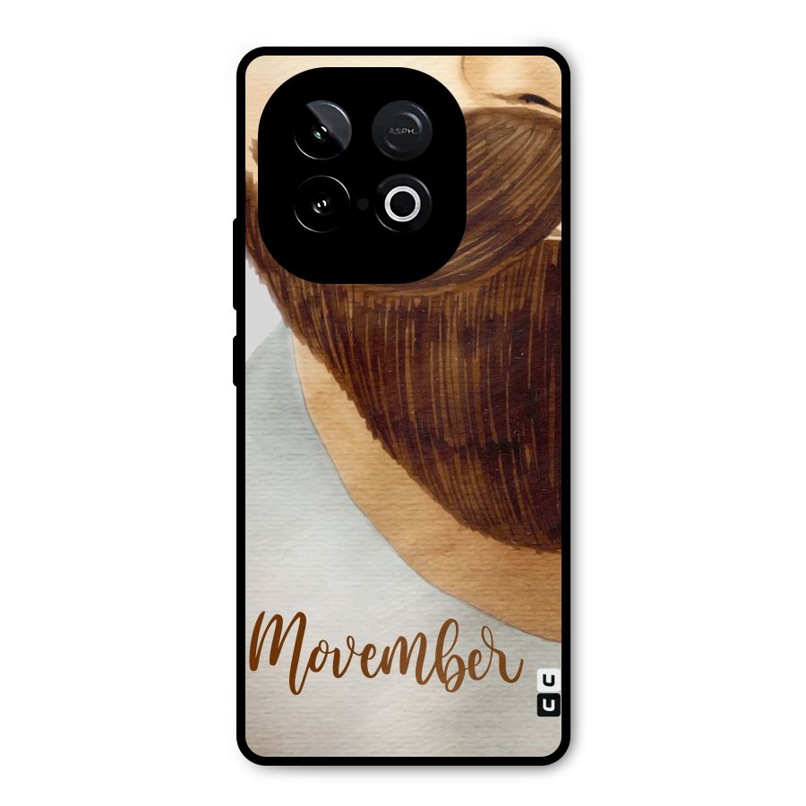 Movember Moustache Metal Back Case for iQOO Neo 10
