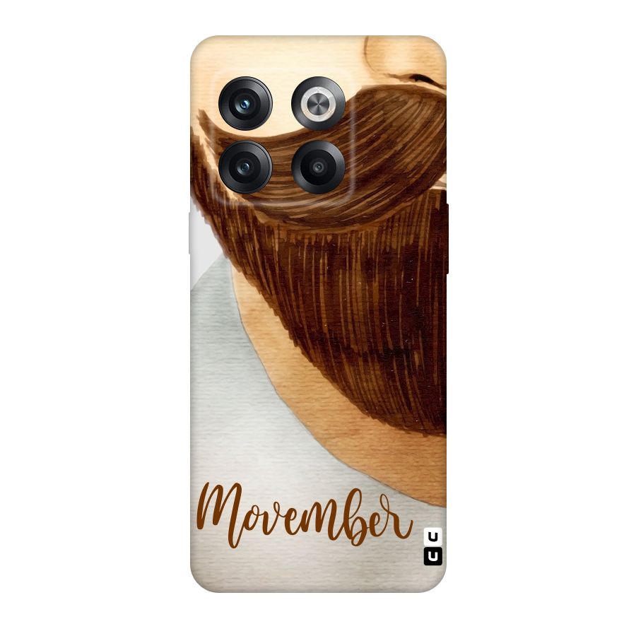 Movember Moustache Original Polycarbonate Back Case for OnePlus 10T
