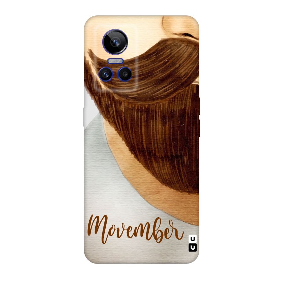 Movember Moustache Original Polycarbonate Back Case for Realme GT Neo 3
