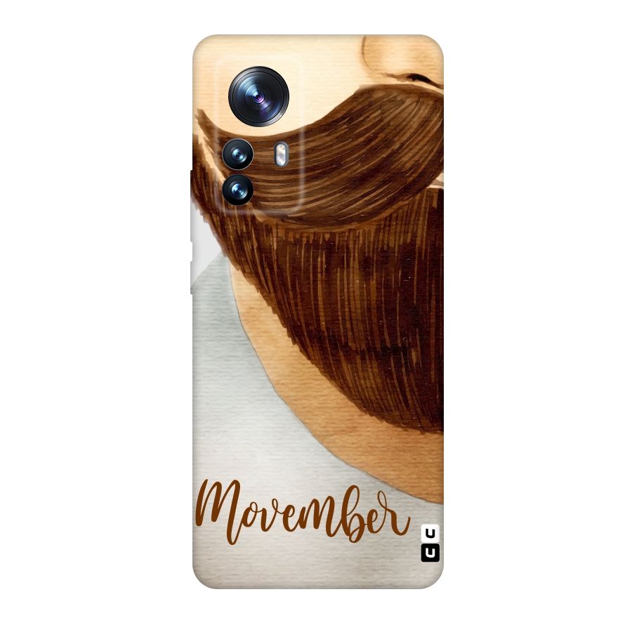 Movember Moustache Original Polycarbonate Back Case for Xiaomi 12 Pro