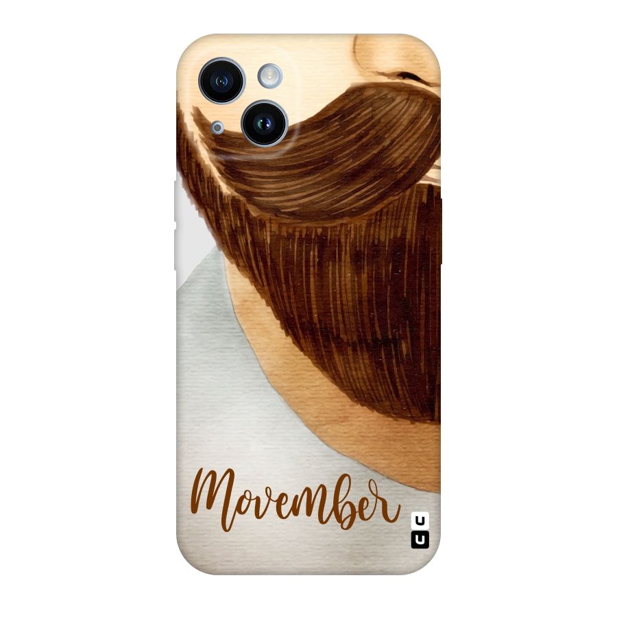 Movember Moustache Original Polycarbonate Back Case for iPhone 14
