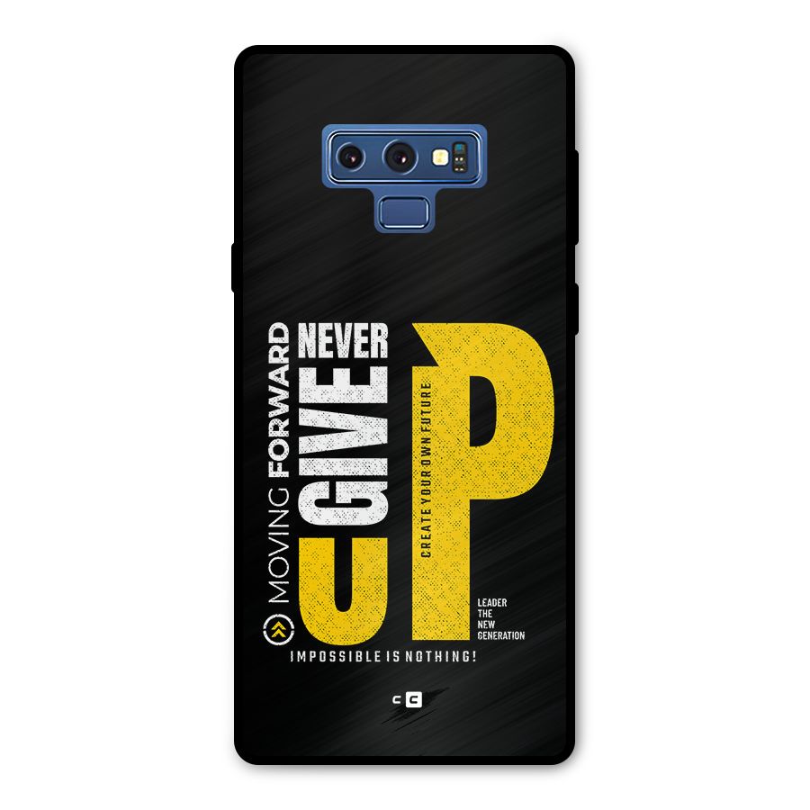 Moving Forward Metal Back Case for Galaxy Note 9