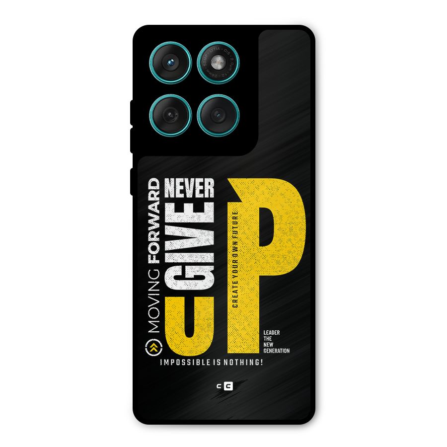 Moving Forward Metal Back Case for Motorola Edge 60
