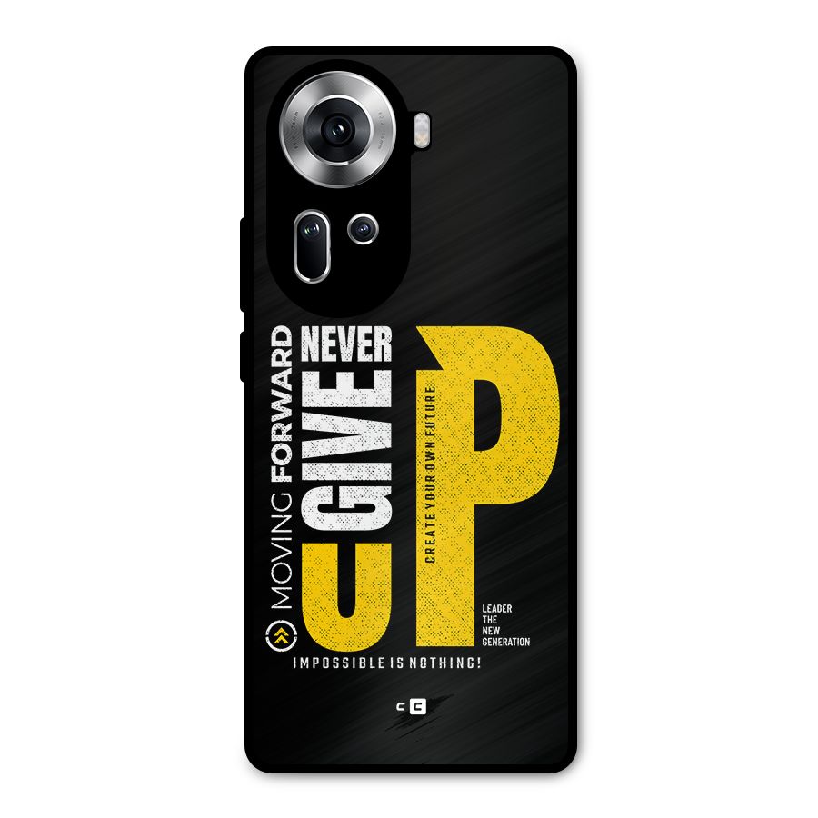 Moving Forward Metal Back Case for Oppo Reno11 5G