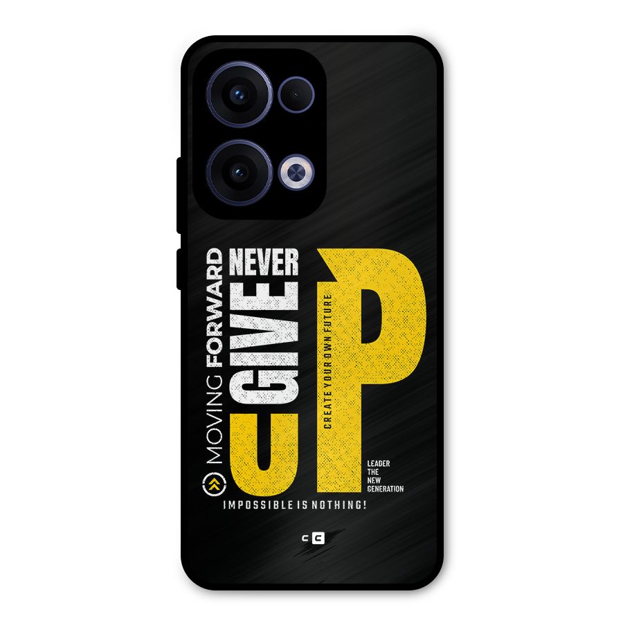 Moving Forward Metal Back Case for Oppo Reno13