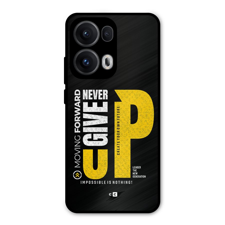 Moving Forward Metal Back Case for Oppo Reno13 Pro