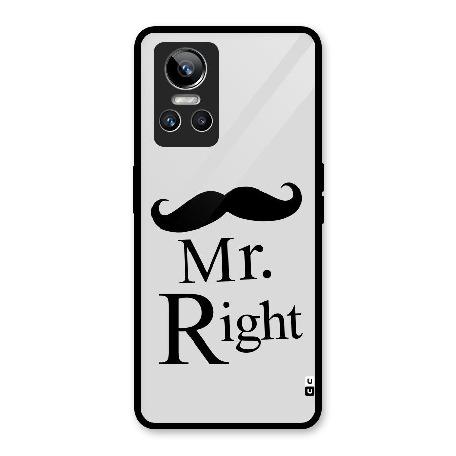 Mr. Right. Glass Back Case for Realme GT Neo 3