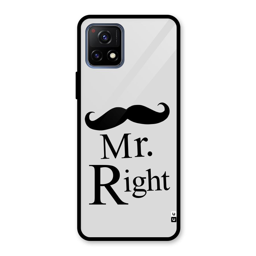 Mr. Right. Glass Back Case for Vivo Y72 5G