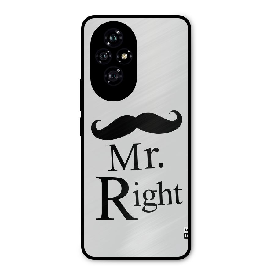 Mr. Right. Metal Back Case for Honor 200