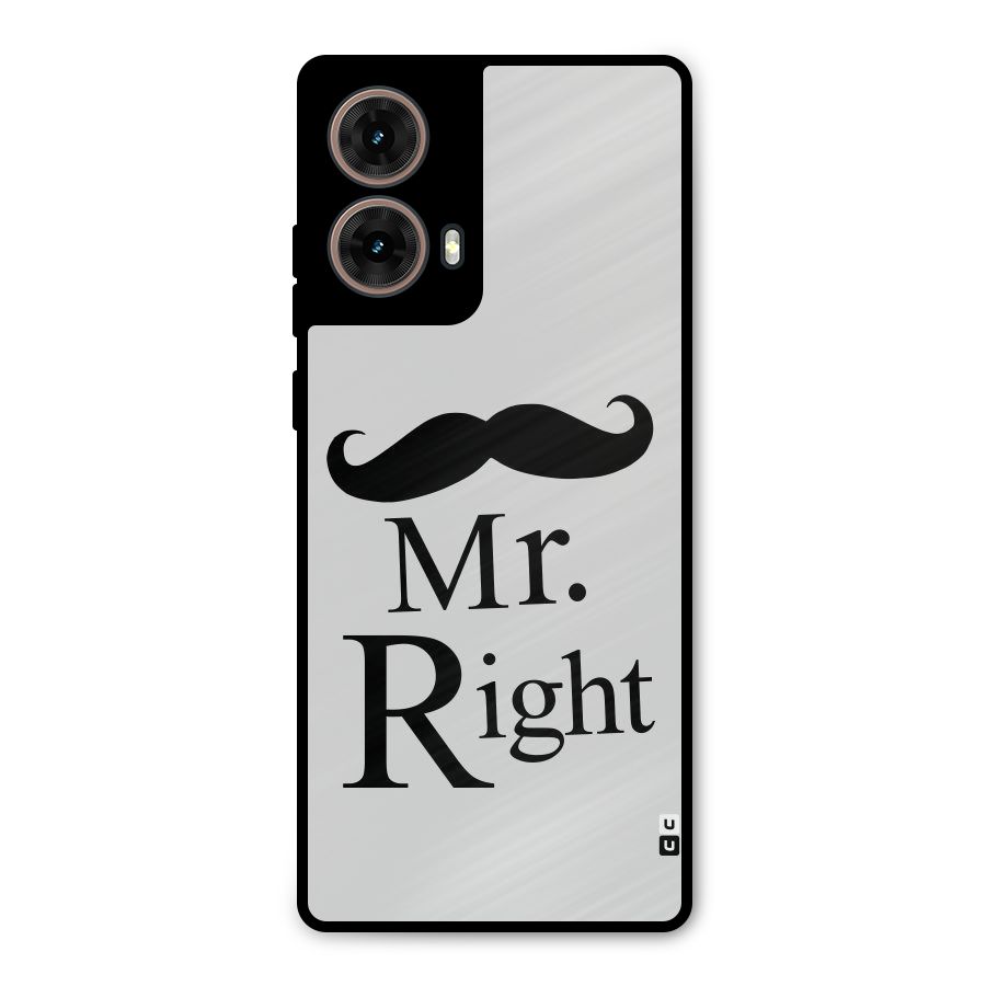 Mr. Right. Metal Back Case for Moto G85