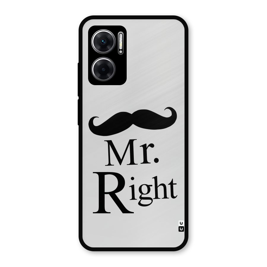 Mr. Right. Metal Back Case for Redmi 11 Prime 5G