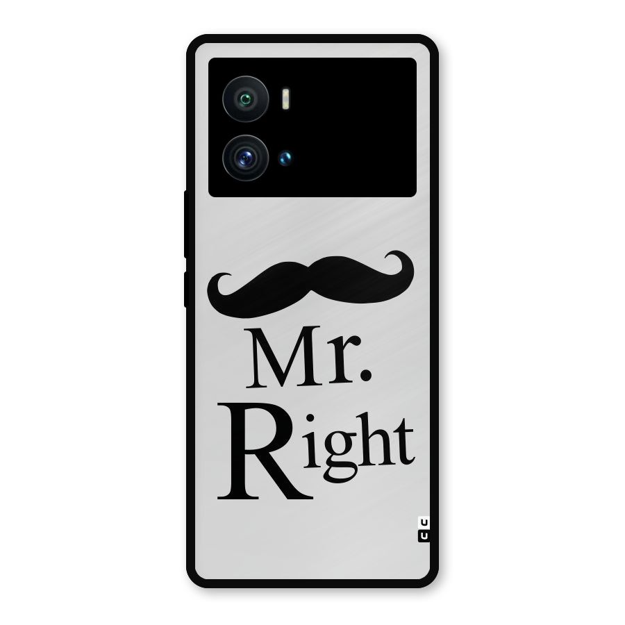 Mr. Right. Metal Back Case for iQOO 9 Pro