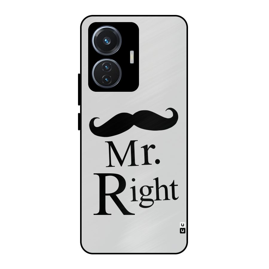 Mr. Right. Metal Back Case for iQOO Z6 44W
