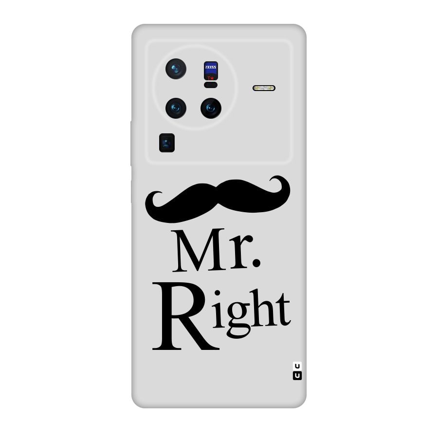 Mr. Right. Original Polycarbonate Back Case for Vivo X80