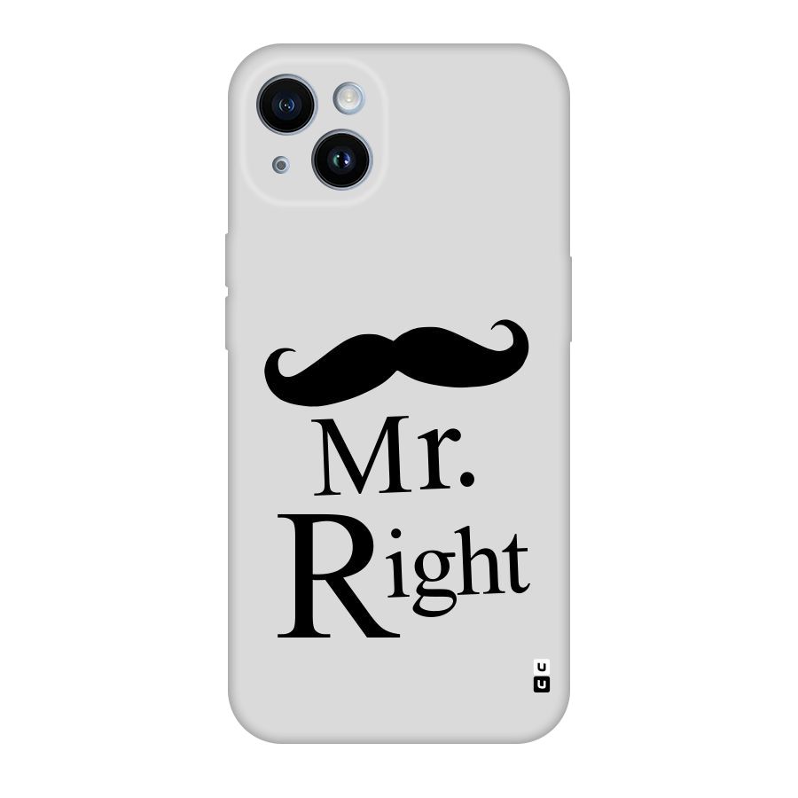 Mr. Right. Original Polycarbonate Back Case for iPhone 14