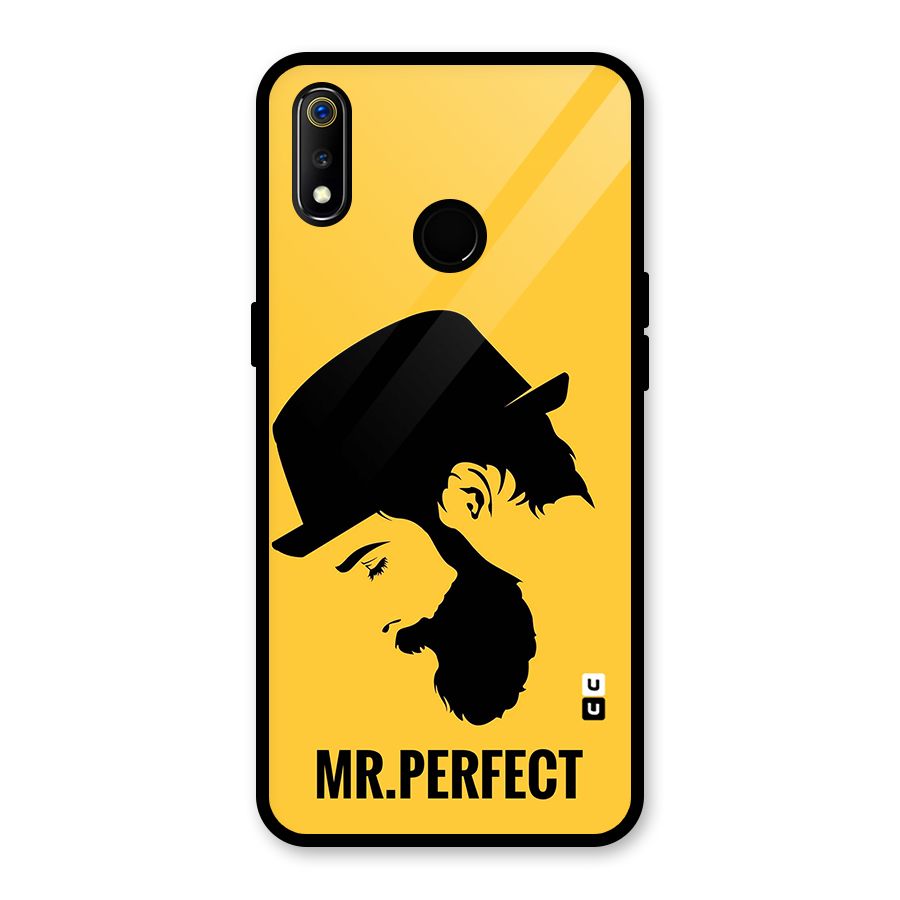 Mr Perfect Glass Back Case for Realme 3