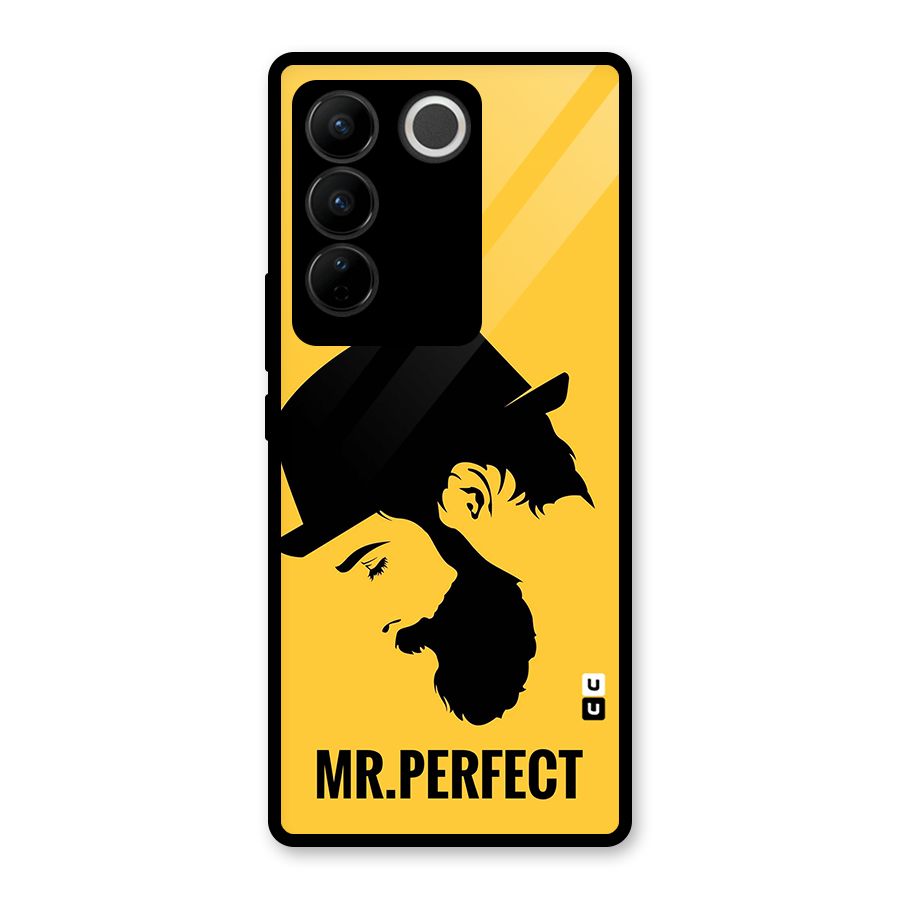 Mr Perfect Glass Back Case for Vivo V27 Pro