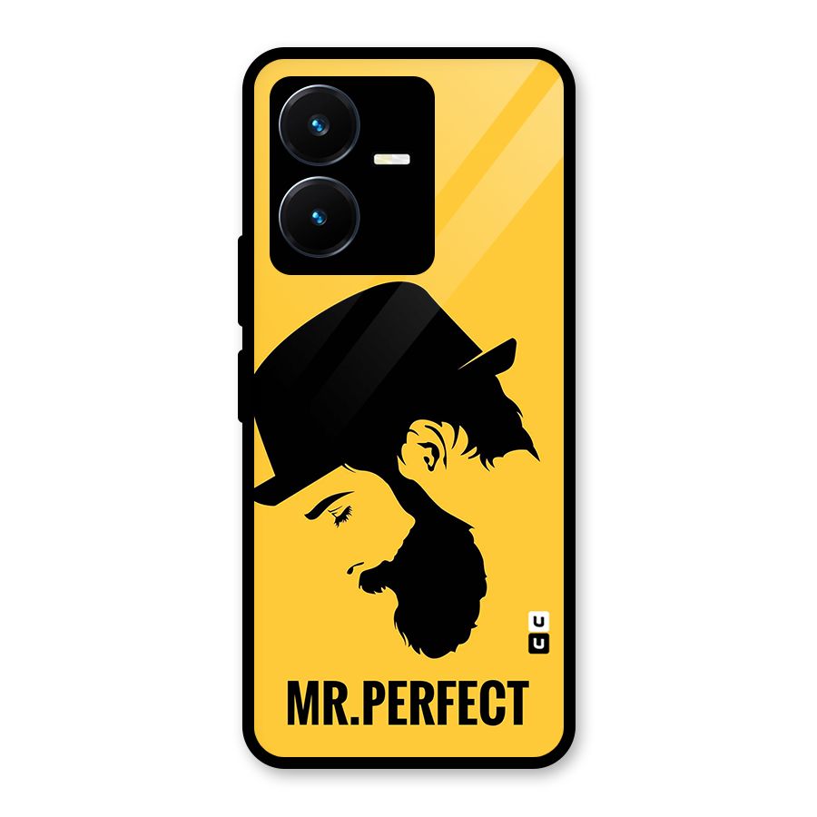 Mr Perfect Glass Back Case for Vivo Y22s