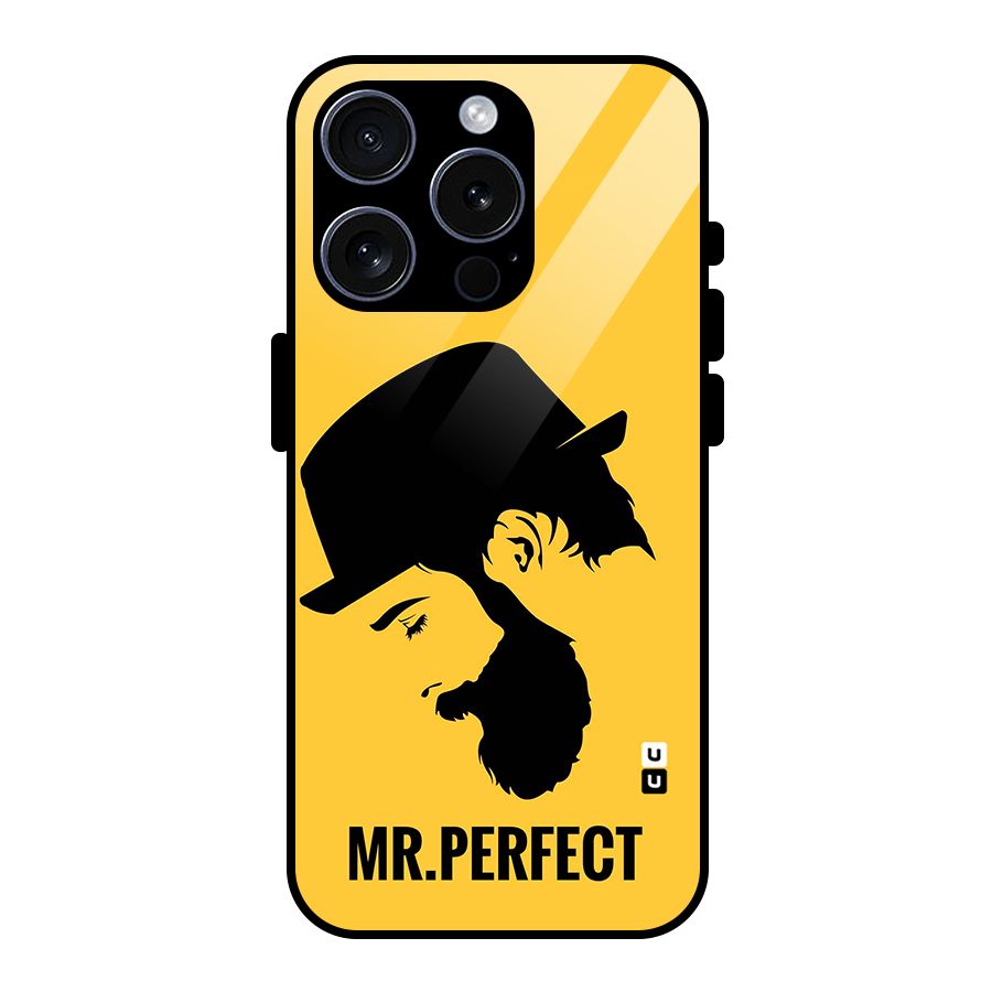 Mr Perfect Glass Back Case for iPhone 15 Pro